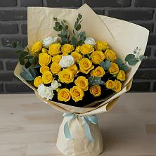 Букет цветов из:  Розы в ЗАТО Сибирском