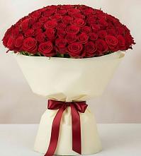 Букет 101 Красная роза Милано в ЗАТО Сибирском