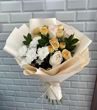 Букет цветов из:  Розы и Хризантемы #REPLACE_PRED# ЗАТО Сибирском