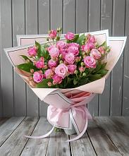 Букет Розовый кустик в ЗАТО Сибирском