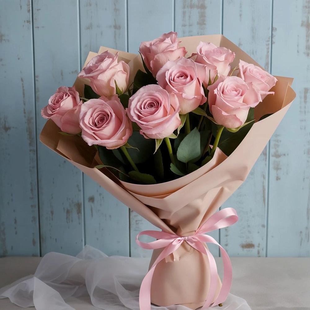 Букет цветов из: Розы в ЗАТО Сибирском