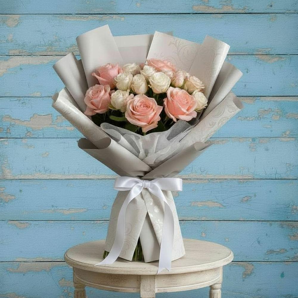 Букет цветов из: Розы в ЗАТО Сибирском