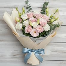 Букет цветов из:  Лизиантусы #REPLACE_PRED# ЗАТО Сибирском