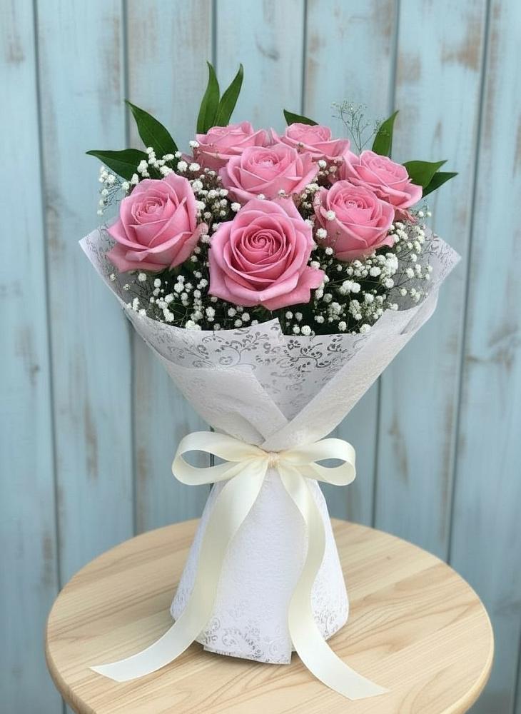 Букет цветов из: Розы в ЗАТО Сибирском