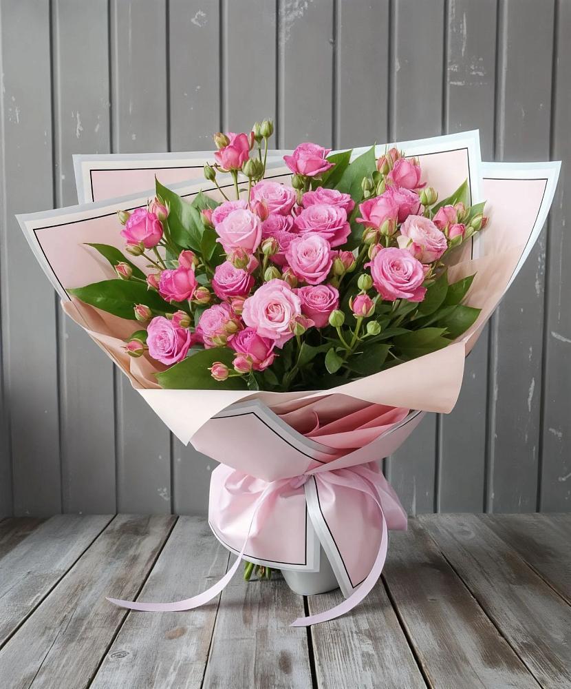 Букет Розовый кустик в ЗАТО Сибирском