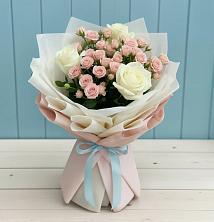 Букет цветов из:  Розы в ЗАТО Сибирском
