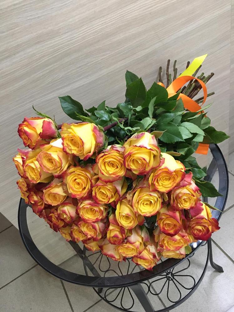 Букет Желтые розы в ЗАТО Сибирском