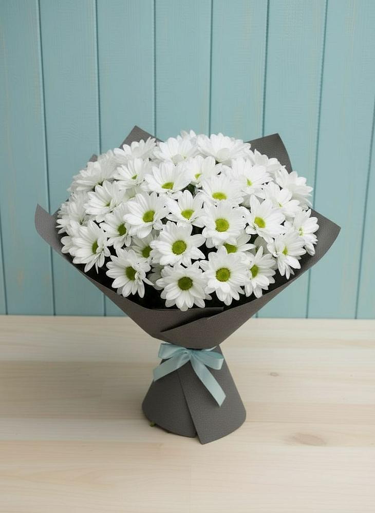 Букет цветов из: Хризантемы в ЗАТО Сибирском