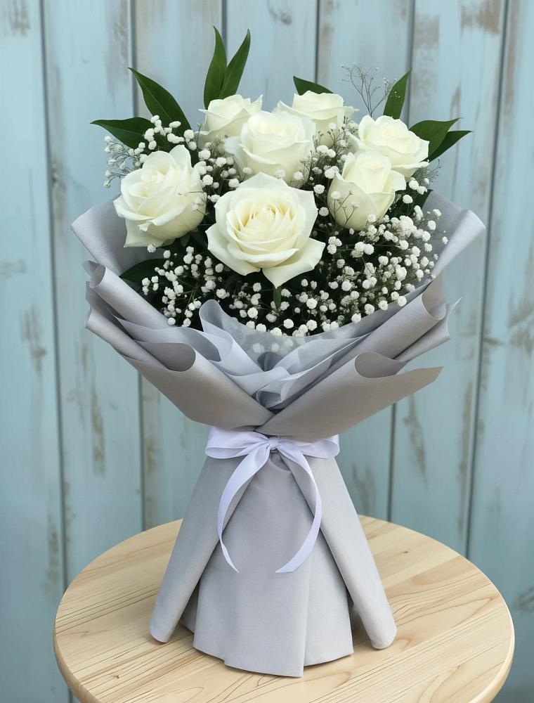 Букет цветов из: Розы в ЗАТО Сибирском