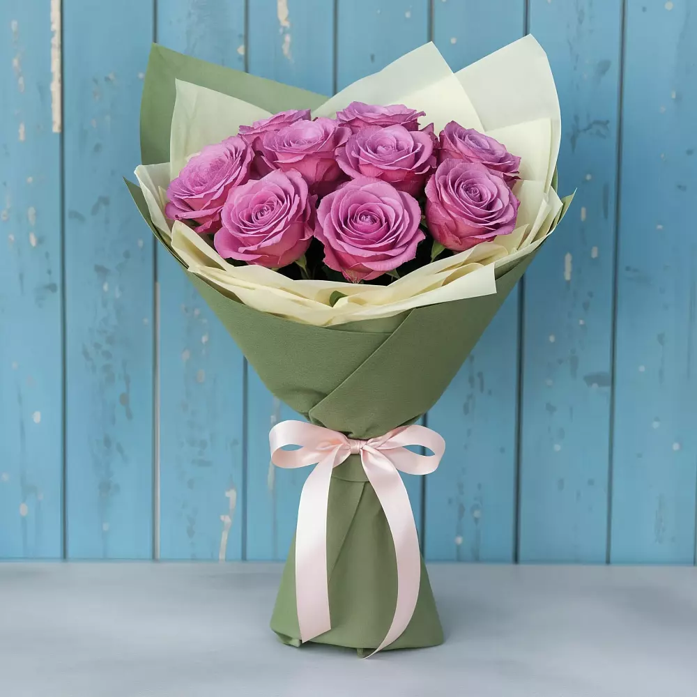 Букет Розы Фёрст Леди в ЗАТО Сибирском