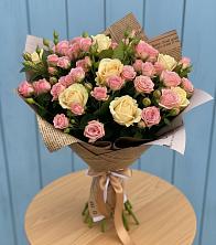 Букет цветов из:  Розы в ЗАТО Сибирском