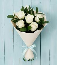 Букет цветов из:  Розы в ЗАТО Сибирском