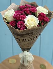 Букет цветов из:  Розы в ЗАТО Сибирском