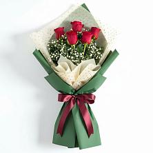 Букет цветов из:  Розы в ЗАТО Сибирском