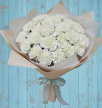 Букет цветов из:  Гвоздики в ЗАТО Сибирском